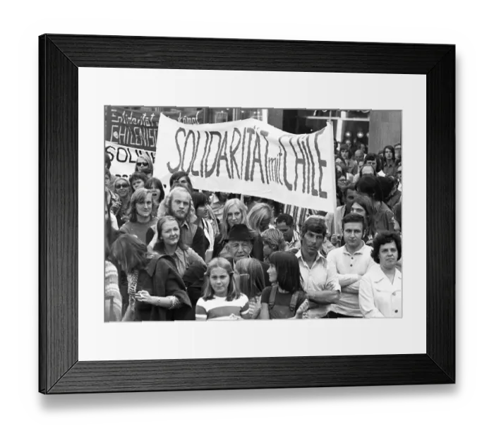Framed Print : The Peace March 73 of the peace movement on 15