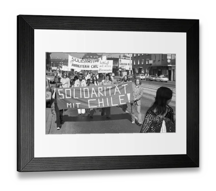 Framed Print : The Peace March 73 of the peace movement on 15