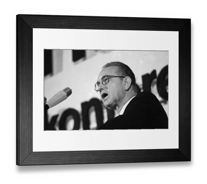 Framed Print : The workers conference on 19 October 1973 in Duisburg Framed Print : The workers conference on 19 October 1973 in Duisburg