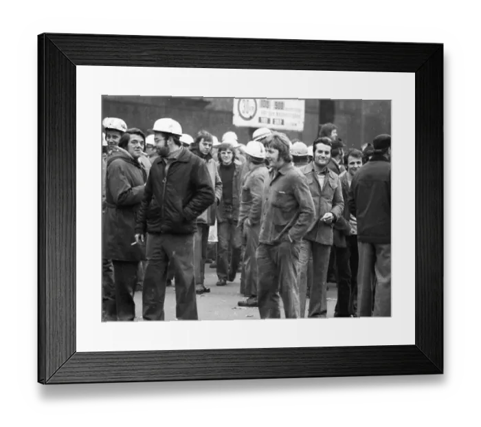 Framed Print : This strike, described by the employers as wildcat and by the trade unionists as spontaneous