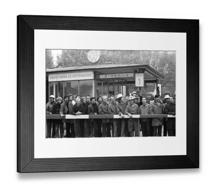 Framed Print : This strike, described by the employers as wildcat and by the trade unionists as spontaneous