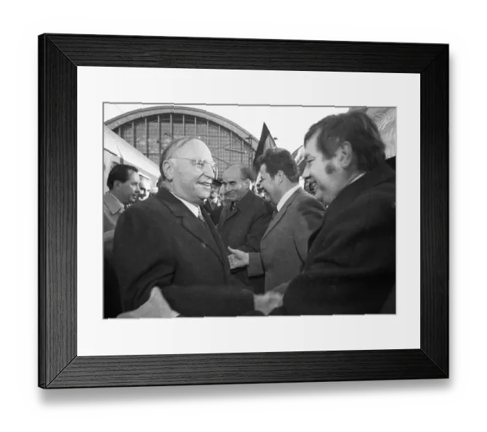 Framed Print : The Party Congress of the German Communist Party (DKP) on 1-4