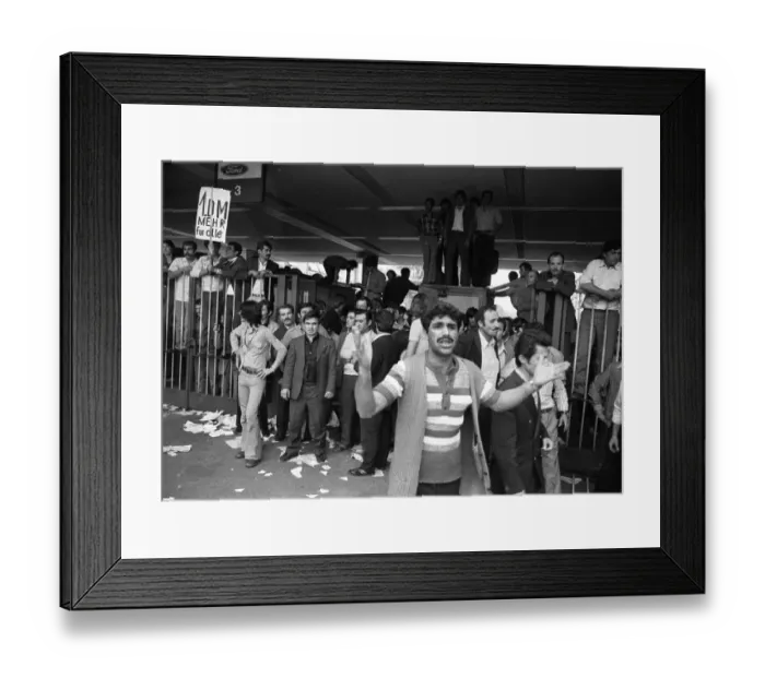 Framed Print : The strike at the Ford factory Framed Print : The strike at the Ford factory