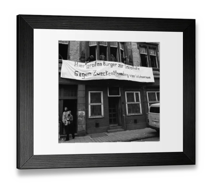 Framed Print : With the occupation of a house