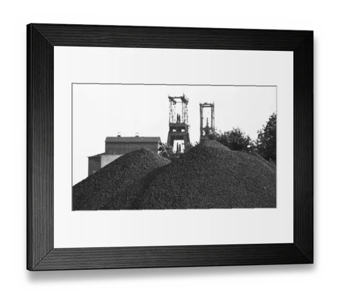 Framed Print : Characteristic of the Ruhr region around 1973 - here in Nov