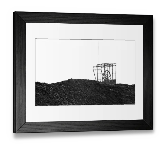 Framed Print : Characteristic of the Ruhr region around 1973 - here in Nov