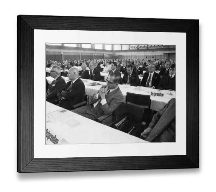 Framed Print : The Congress of the East German Expellees Associations on 15 Framed Print : The Congress of the East German Expellees Associations on 15