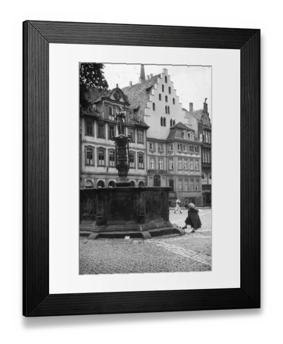Framed Print : Historical image of Town Square Framed Print : Historical image of Town Square