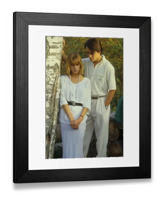 Framed Print : Quarrelling couple