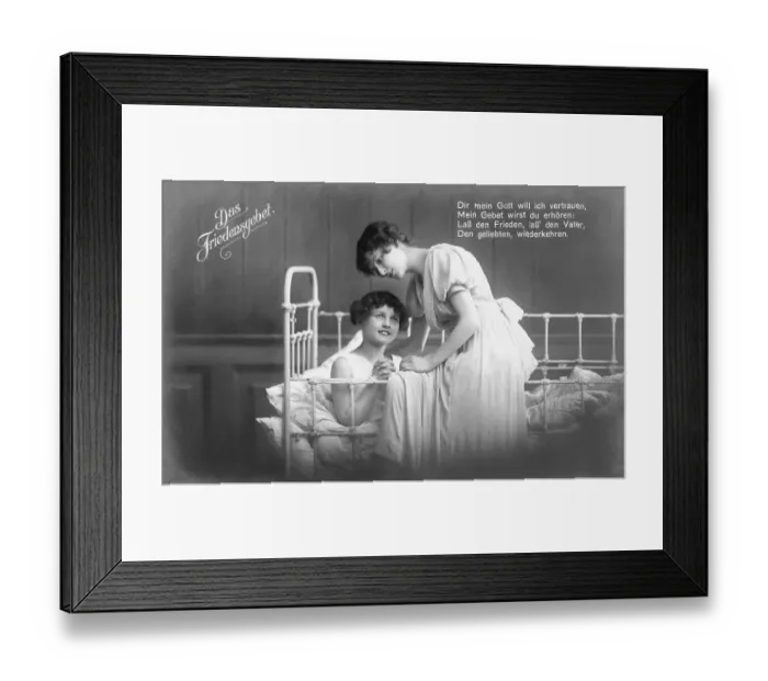 Framed Print : Prayer for Peace, Mother and Daughter pray Framed Print : Prayer for Peace, Mother and Daughter pray