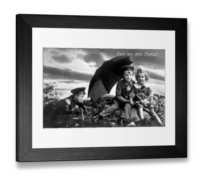 Framed Print : Jealousy, satire, humor, Ran to the enemy