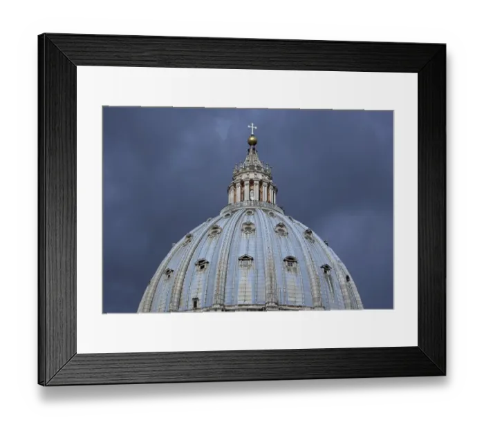 Framed Print : Cupola, Basilica di San Pietro, St Framed Print : Cupola, Basilica di San Pietro, St