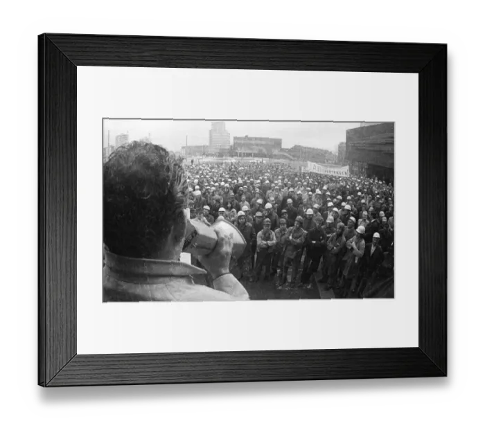 Framed Print : The detente policy of Willy Brandt and his SPD-FDP coalition was controversial