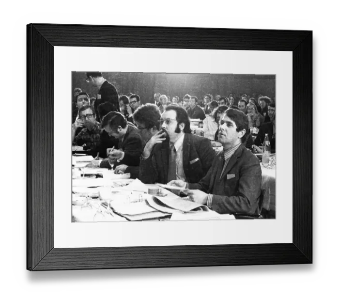 Framed Print : The Federal Congress 72 of the Young Socialists in the SPD on 26