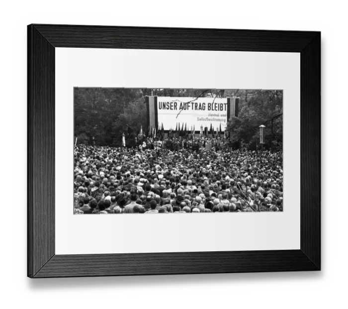 Framed Print : The Sudeten German Day of the Expellees took place in 1972 on 21 Framed Print : The Sudeten German Day of the Expellees took place in 1972 on 21