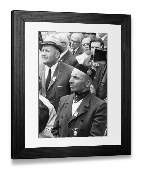 Framed Print : The Sudeten German Day of the Expellees took place in 1972 on 21