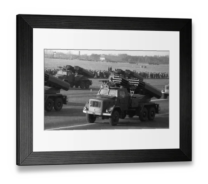 Framed Print : The field parade, a weapons display by all units of the Bundeswehr and NATO on 22 March 1972 in Wunstorf Framed Print : The field parade, a weapons display by all units of the Bundeswehr and NATO on 22 March 1972 in Wunstorf