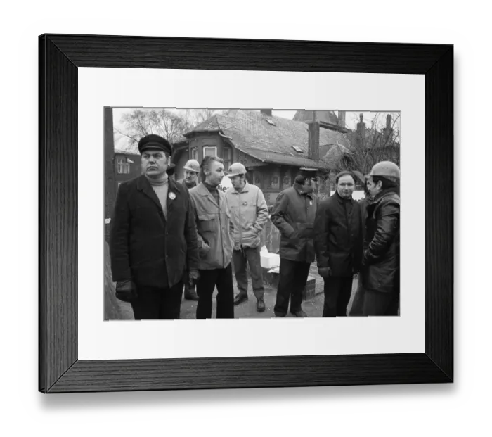 Framed Print : The collective bargaining dispute (strike) of the Industrial Union of Metalworkers (IG Metall)