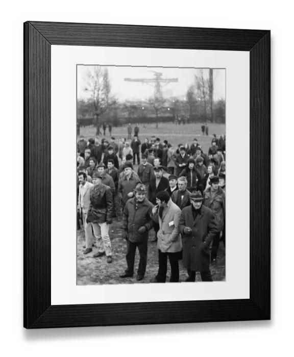 Framed Print : The collective bargaining dispute (strike) of the Industrial Union of Metalworkers (IG Metall) Framed Print : The collective bargaining dispute (strike) of the Industrial Union of Metalworkers (IG Metall)
