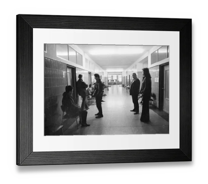 Framed Print : Unemployed at the Dortmund Labour Office on 10 Framed Print : Unemployed at the Dortmund Labour Office on 10