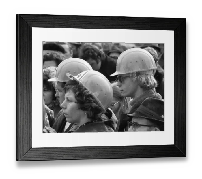 Framed Print : The strike action in the collective bargaining dispute of the Industriegewerkschaft Metall (IG Metall) Framed Print : The strike action in the collective bargaining dispute of the Industriegewerkschaft Metall (IG Metall)