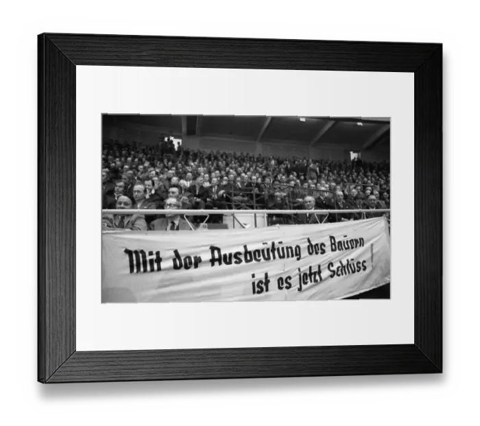 Framed Print : The central farmers rally Farmers demand their rights on 23