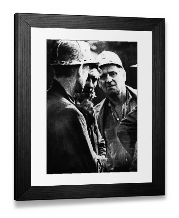 Framed Print : The Ruhr area in the 60s and 70s