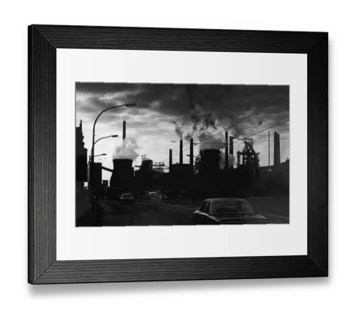 Framed Print : The Ruhr area in the 60s and 70s Framed Print : The Ruhr area in the 60s and 70s