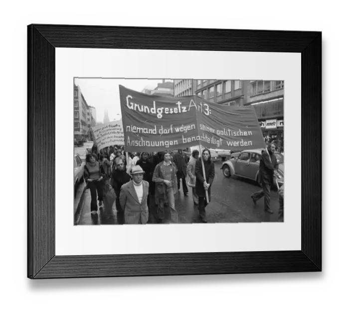 Framed Print : In the context of a colloquium on the occupational bans