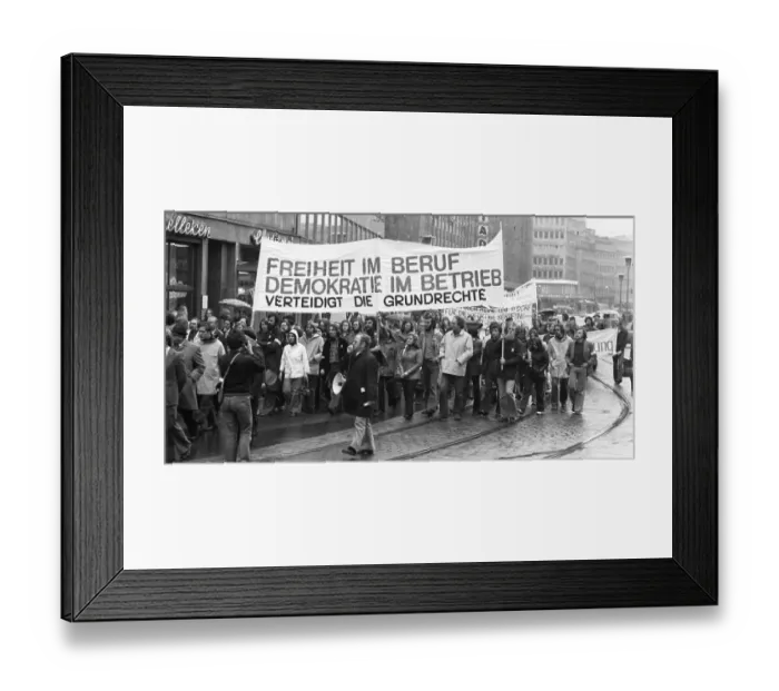 Framed Print : In the context of a colloquium on the occupational bans