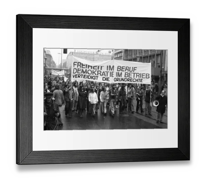 Framed Print : In the context of a colloquium on the occupational bans