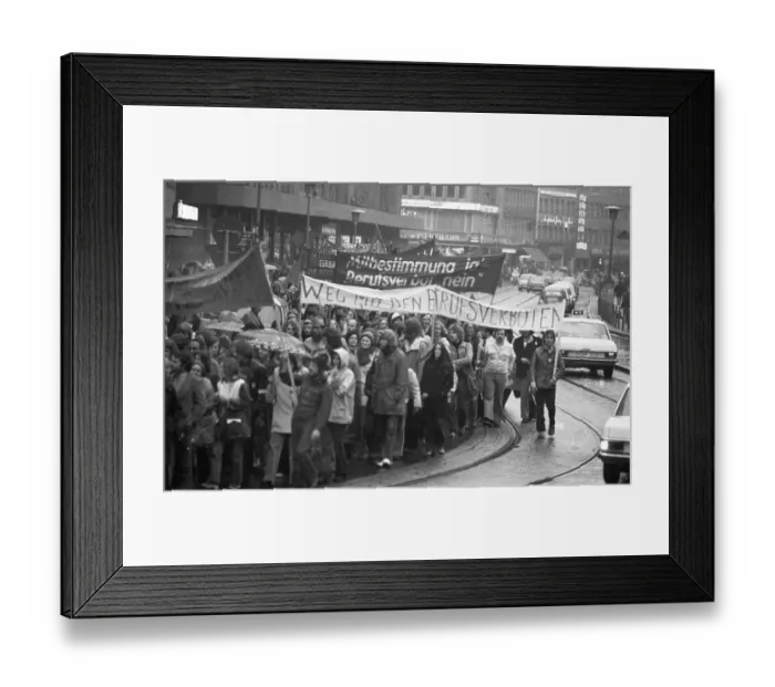 Framed Print : In the context of a colloquium on the occupational bans