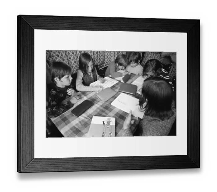 Framed Print : The residents of this homeless shelter in Duesseldorf