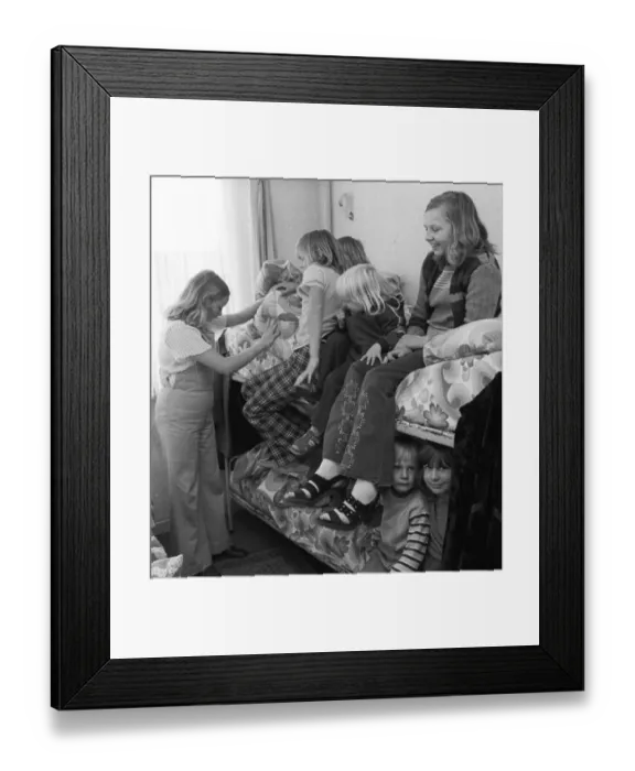 Framed Print : The residents of this homeless shelter in Duesseldorf Framed Print : The residents of this homeless shelter in Duesseldorf
