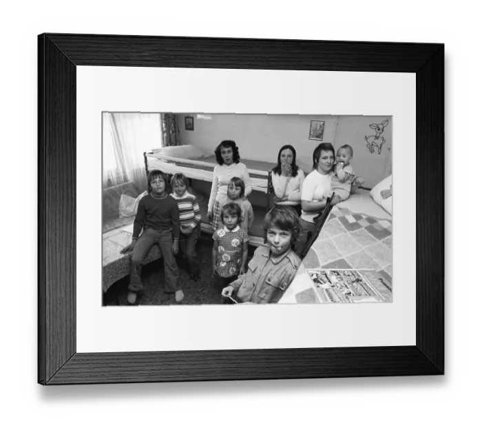 Framed Print : The residents of this homeless shelter in Duesseldorf Framed Print : The residents of this homeless shelter in Duesseldorf