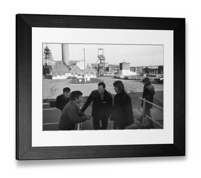 Framed Print : The Strike Action of the Miners Strike and Their Everyday Life from 11-15 February 1974 in Coventry Framed Print : The Strike Action of the Miners Strike and Their Everyday Life from 11-15 February 1974 in Coventry