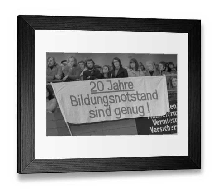 Framed Print : The Education and Science Union (GEW) demonstrated for an improvement of education in Cologne Framed Print : The Education and Science Union (GEW) demonstrated for an improvement of education in Cologne