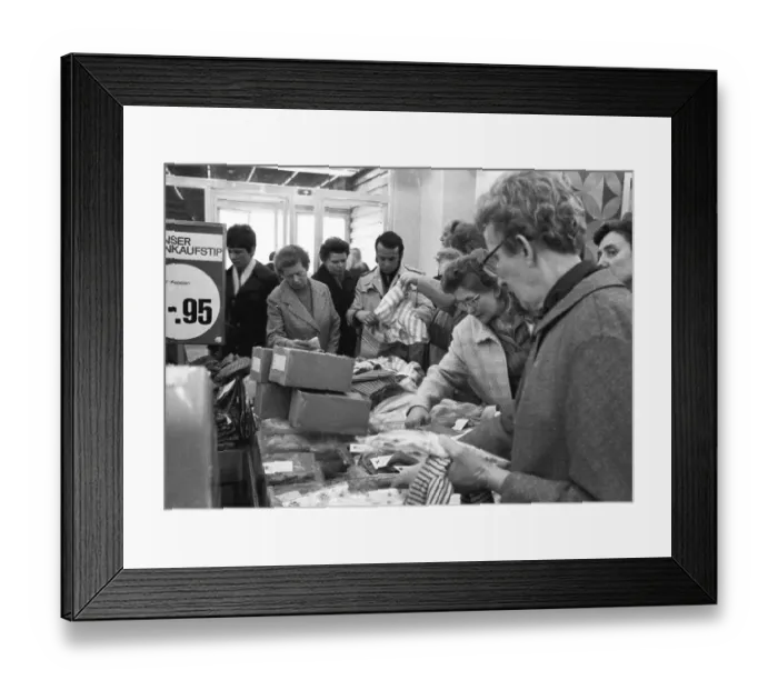 Framed Print : Life and Everyday Life in the GDR from 1