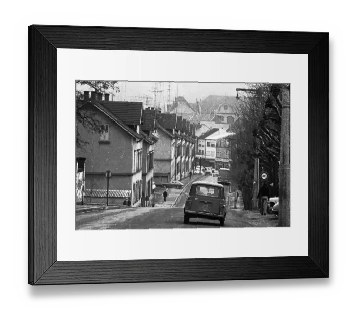 Framed Print : The strike of the miners of HBL Lorraine on 23