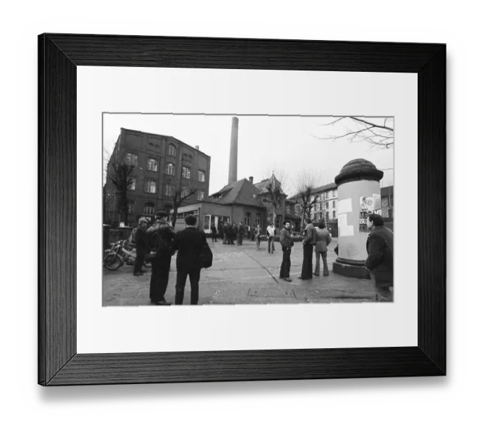 Framed Print : The strike of the miners of HBL Lorraine on 23 Framed Print : The strike of the miners of HBL Lorraine on 23