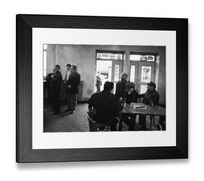 Framed Print : The strike of the miners of HBL Lorraine on 23 Framed Print : The strike of the miners of HBL Lorraine on 23