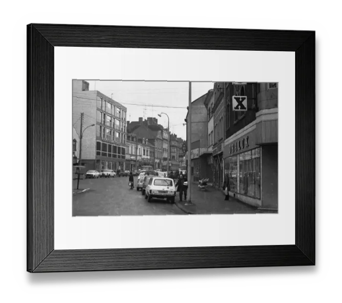 Framed Print : The strike of the miners of HBL Lorraine on 23
