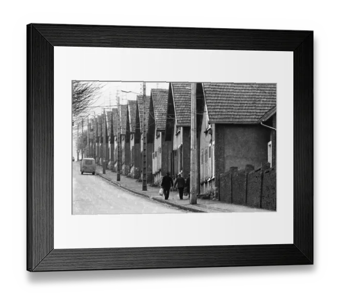 Framed Print : The strike of the miners of the HBL Lorraine on 23