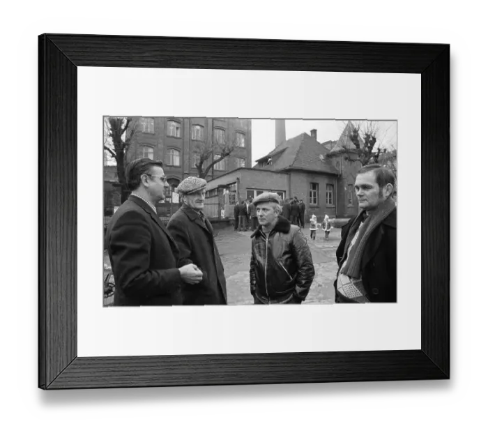 Framed Print : The strike of the miners of HBL Lorraine on 23 Framed Print : The strike of the miners of HBL Lorraine on 23