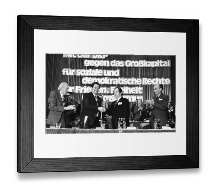 Framed Print : The Party Congress of the German Communist Party (DKP) in Bonn Framed Print : The Party Congress of the German Communist Party (DKP) in Bonn