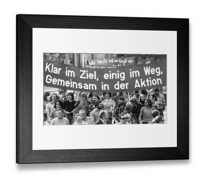 Framed Print : About 6000 workers and employees