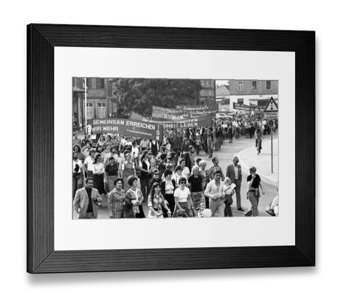 Framed Print : About 6000 workers and employees