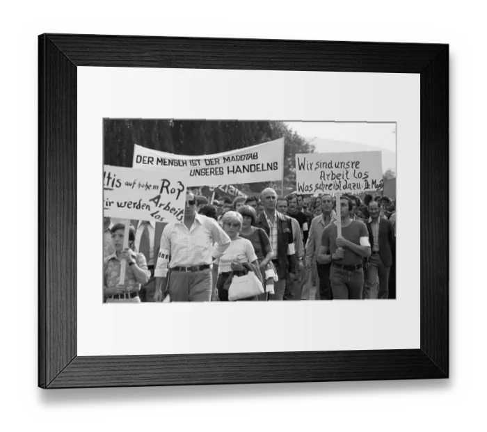 Framed Print : About 6000 workers and employees Framed Print : About 6000 workers and employees