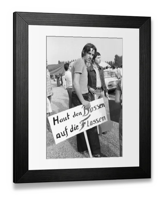 Framed Print : About 6000 workers and employees Framed Print : About 6000 workers and employees