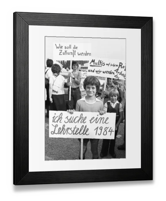 Framed Print : About 6000 workers and employees